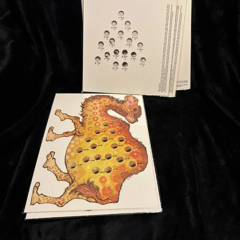 Vintage 1982 Current Arithmetic Animals Math Cards Addition Subtraction 8 Cards
